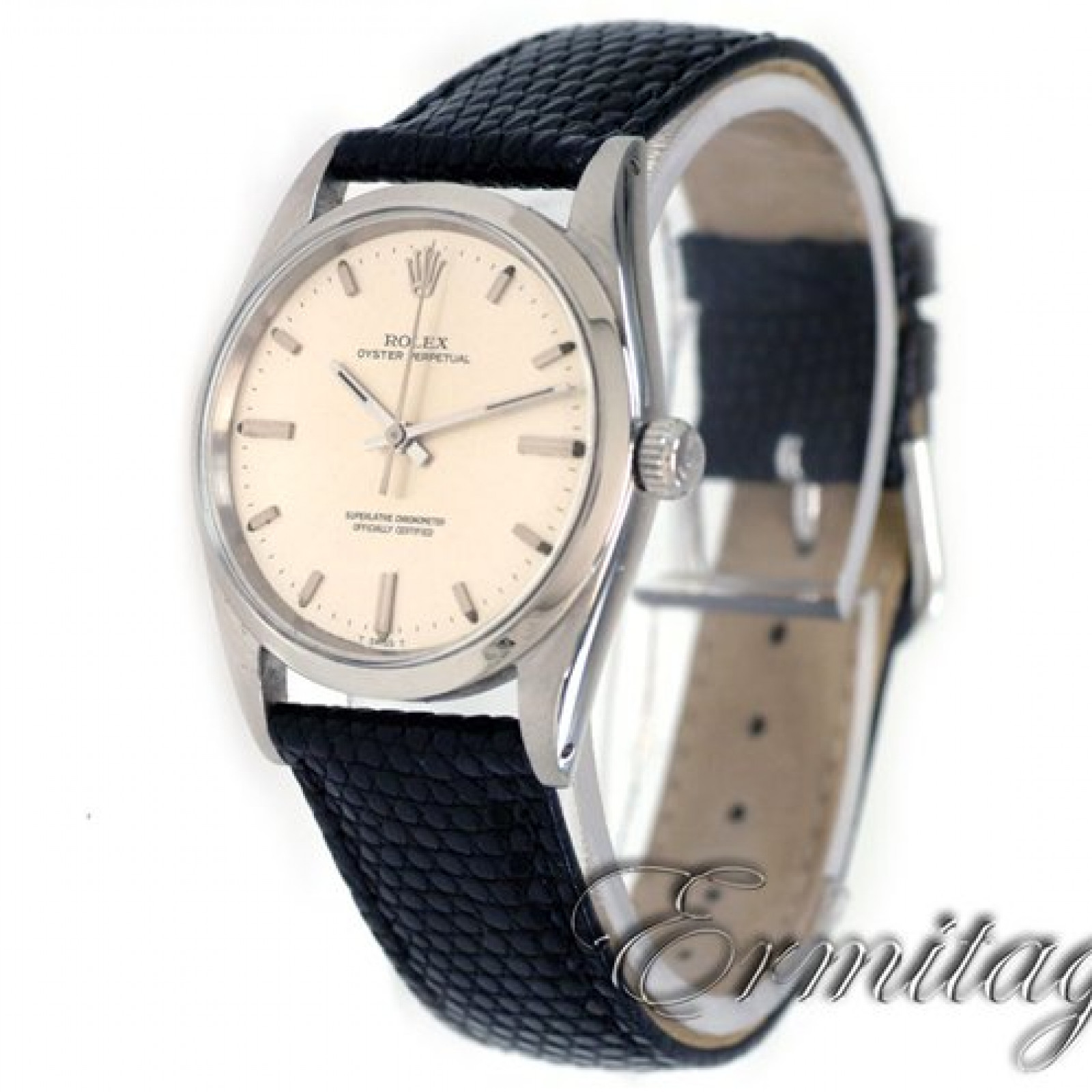 Vintage Rolex Oyster Perpetual 1018 Steel with Silver Dial